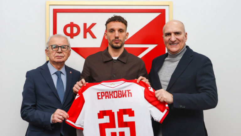 Strahinja Eraković zvanično predstavljen u Crvenoj zvezdi
