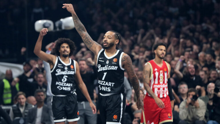 Partizan vodio, pa zamalo prosuo sve: Crno-beli slavili protiv Zvezde u evroligaškom derbiju
